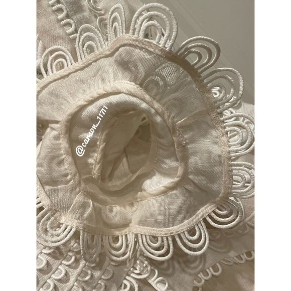 Zimmermann Whitewave Doily Mini Dress AU2 - Picture 11 of 15